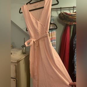 Super Flattering Faux Wrap Dress by Toad & Co